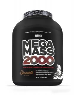 Weider Mega Mass 2000, 2700 g, sacharidovo-proteinový prášek Varianta: Vanilla