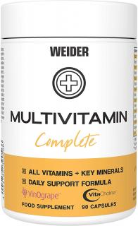 Weider Multivitamin Complete 90 kapslí, vitamíny, minerály Varianta: cholin a rostlinné extrakty