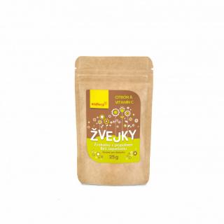 Žvejky s propolisem, citrón + vitamín C 25 g Wolfberry