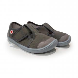 Anatomic přezůvky Barefoot BF05 šedá/šedá Velikost: 24