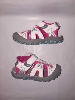 Becker Slobby dívčí sportovní sandály White/pink 152-0063-T1 Velikost: 34