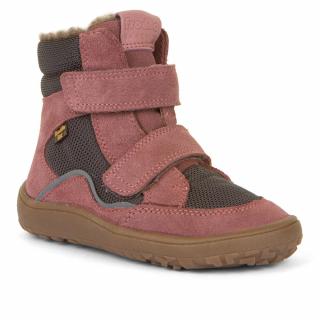 Froddo zimní barefoot obuv Tex Winter Grey/Pink G3160189-7A Velikost: 32