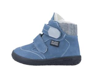 JONAP zimní barefoot obuv s membránou B5 S modrá Velikost: 25
