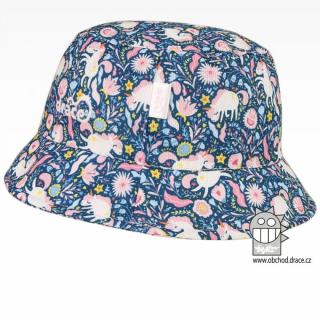 Letní funkční klobouk Florida - vzor 28 Barva: Modrá, Velikost čepice: 46-48