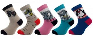 Novia ponožky bavlněné 1514 Barva: Světle růžová, Velikost ponožky: 27-29