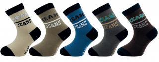 Novia ponožky Team jeans 1553 27-29 Barva: Modrá, Velikost ponožky: 27-29