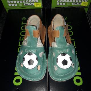 OKbarefoot chlapecké sandálky Ithaka V12 míč Velikost: 27