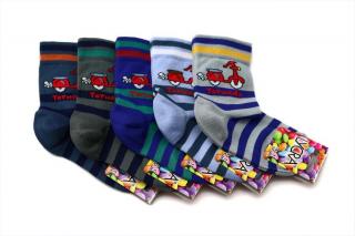 Props ponožky chlapecké TORNAD skútr Barva: Světle modrá, Velikost ponožky: 27-29