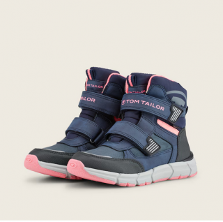 Tom Tailor zimní obuv s TEX mebránou Neon Pink 637025 Velikost: 28