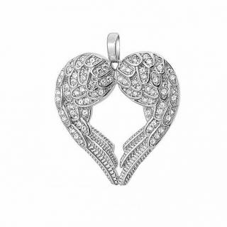 OLIVIE ANDĚLSKÉ SRDCE stříbrný náhrdelník 4130