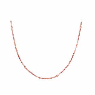 OLIVIE CHOKER ROSE kuličkový stříbrný řetízek 4599