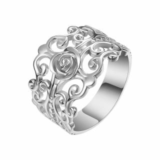 OLIVIE  FILIGRÁN stříbrný prsten 4300 Velikost prstenů: 10 (EU: 62-64), Barva: Stříbrná
