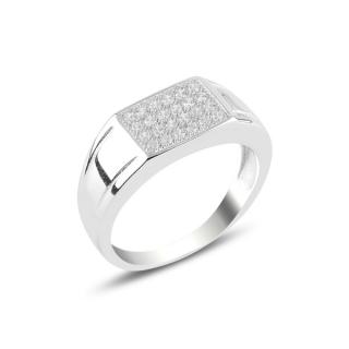 OLIVIE Pánský stříbrný prsten 5716 Velikost prstenů: 11 (EU: 65-67)