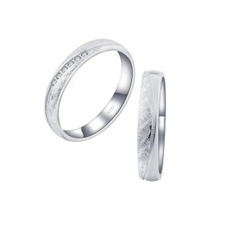 OLIVIE Snubní stříbrný prsten SILVERBOND 7478 Velikost prstenů: 10 (EU: 62-64), Pohlaví: Dámské