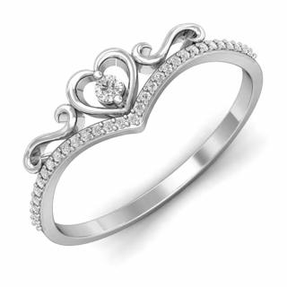 OLIVIE Srdíčkový stříbrný prstýnek 4111 Velikost prstenů: 5 (EU: 49-50)