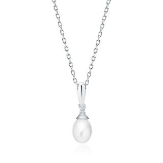 OLIVIE Stříbrný náhrdelník PERLA 7411