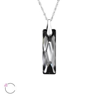 OLIVIE Stříbrný náhrdelník se Swarovski krystalem NIGHT 1231