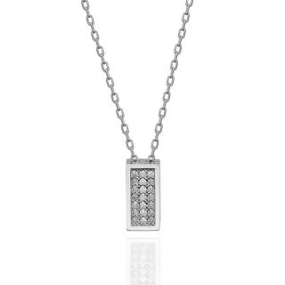 OLIVIE Stříbrný náhrdelník se Swarovski krystaly 2324