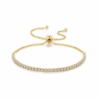 OLIVIE Stříbrný náramek GOLD 7900