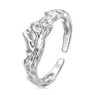 OLIVIE Stříbrný nastavitelný prsten MOUNTAINS 7126
