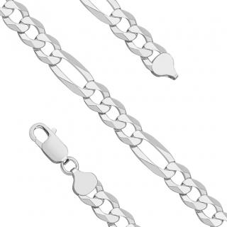 OLIVIE Stříbrný pánský 50cm náhrdelník FIGARO 5620