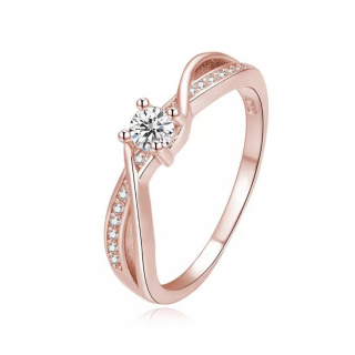 OLIVIE Stříbrný prsten STORY ROSE 7173 Velikost prstenů: 5 (EU: 49-50)