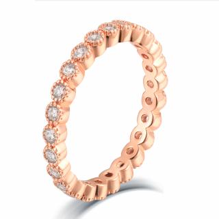 OLIVIE Stříbrný prstýnek ROSE 4708 Velikost prstenů: 6 (EU: 51-53)