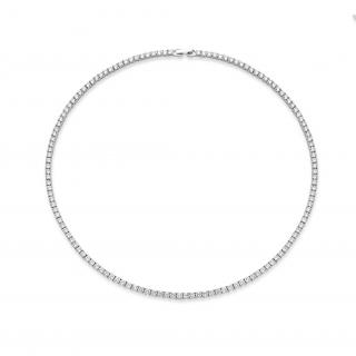 OLIVIE Stříbrný tenisový 40cm/3mm náhrdelník 7285