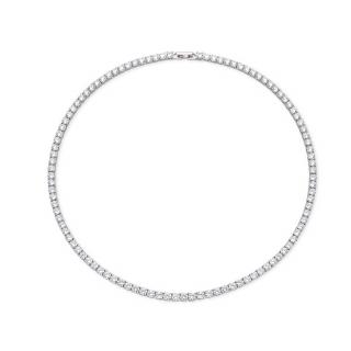 OLIVIE Stříbrný tenisový 45cm/4mm náhrdelník 7289