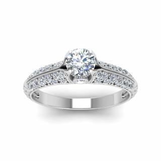 OLIVIE Stříbrný zásnubní prsten 2177 Velikost prstenů: 10 (EU: 62-64)