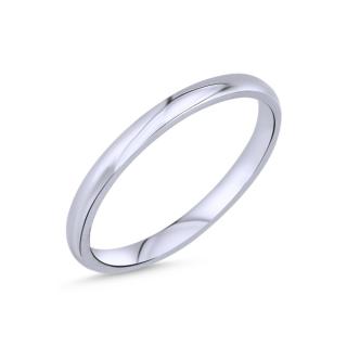 OLIVIE Úzký snubní stříbrný prsten 7139 Velikost prstenů: 10 (EU: 62-64)
