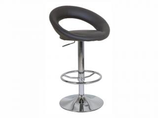 Barová židle - C-300, ekokůže, různé barvy na výběr Čalounění: černá (ekokůže)