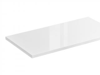 Deska pod umyvadlo - CAPRI 891, 81 cm, lesklá bílá