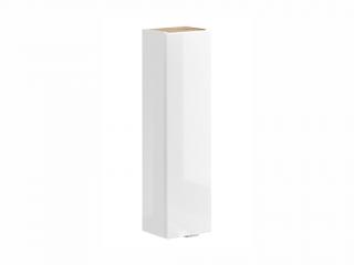 Horní závěsná skříňka - CAPRI 830 white, lesklá bílá/zlatý dub