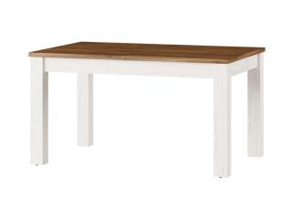 Jídelní stůl rozkládací - COUNTRY 40, 140x90, dub stirling/borovice andersen