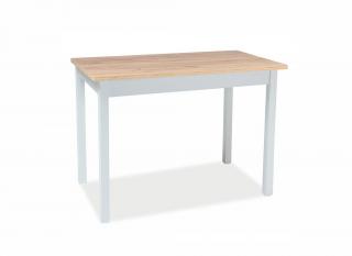 Jídelní stůl rozkládací - HORACY, 100x60, dub artisan/bílá