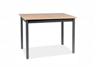 Jídelní stůl rozkládací - HORACY, 100x60, dub artisan/černá