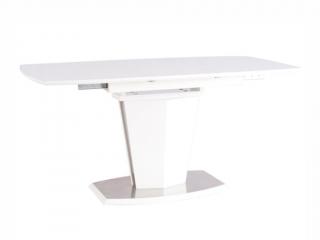 Jídelní stůl rozkládací - HOUSTON, 120x80, matná bílá