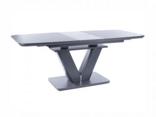 Jídelní stůl rozkládací - MONTBLANC, 160x90, matná šedá