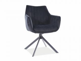 Jídelní židle - AZALIA Velvet, různé barvy na výběr Čalounění: černá (Bluvel 19)