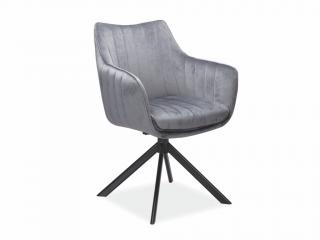 Jídelní židle - AZALIA Velvet, různé barvy na výběr Čalounění: světle šedá (Bluvel 14)