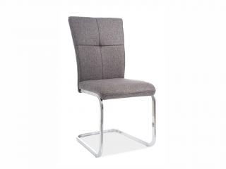 Jídelní židle - H-190, tkanina, různé barvy na výběr Čalounění: světle šedá (tap.146)