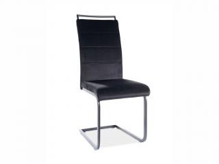 Jídelní židle - H-441 Velvet, tkanina, různé barvy na výběr Čalounění: černá (tap.117)