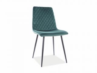 Jídelní židle - IRYS Velvet, různé barvy na výběr Čalounění: zelená (Bluvel 78)