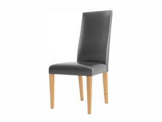Jídelní židle - KAMA 101, ekokůže, dřevěné nohy
