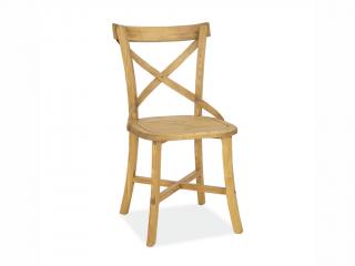 Jídelní židle - LARS, celodřevěná, různé dekory na výběr Barva/dekor: medová borovice