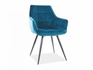 Jídelní židle - LILIA Velvet, různé barvy na výběr Čalounění: tyrkysová (Bluvel 85)