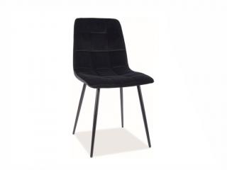 Jídelní židle - MILA Matt Velvet, různé barvy na výběr Čalounění: černá (99)