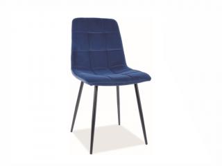 Jídelní židle - MILA Matt Velvet, různé barvy na výběr Čalounění: granátová (79)
