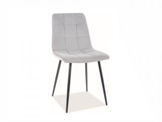 Jídelní židle - MILA Matt Velvet, různé barvy na výběr Čalounění: šedá (85)